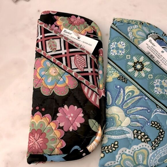Darice 3 new cotton quilted eyeglass cases - Picture 2 of 4